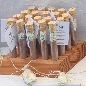 Warme Schoggi im Reagenzglas