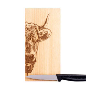 Messerbrett Hornkuh