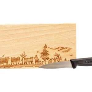 Messerbrett Alpaufzug Familie