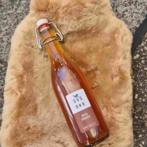 Alpaka Bettflasche mit Oepfupunsch