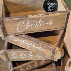 Ziegelform Kiste aus Holz